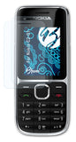 Schutzfolie Bruni kompatibel mit Nokia C2-01, glasklare (2X)