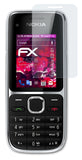 Glasfolie atFoliX kompatibel mit Nokia C2-01, 9H Hybrid-Glass FX