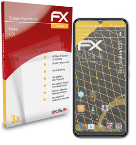 atFoliX FX-Antireflex Displayschutzfolie für Nokia C31