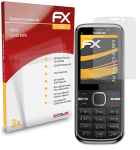 atFoliX FX-Antireflex Displayschutzfolie für Nokia C5-00 MP5