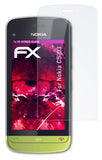 Glasfolie atFoliX kompatibel mit Nokia C5-03, 9H Hybrid-Glass FX