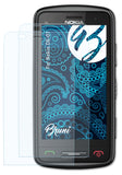 Schutzfolie Bruni kompatibel mit Nokia C6-01, glasklare (2X)