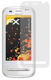 atFoliX Panzerfolie kompatibel mit Nokia C6, entspiegelnde und stoßdämpfende FX Schutzfolie (3X)