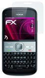 Glasfolie atFoliX kompatibel mit Nokia E5, 9H Hybrid-Glass FX