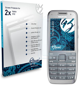 Bruni Basics-Clear Displayschutzfolie für Nokia E52