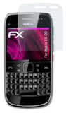 Glasfolie atFoliX kompatibel mit Nokia E6-00, 9H Hybrid-Glass FX