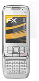 Panzerfolie atFoliX kompatibel mit Nokia E66, entspiegelnde und stoßdämpfende FX (3X)