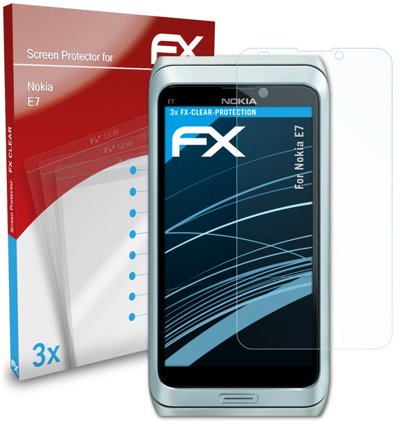 atFoliX FX-Clear Schutzfolie für Nokia E7