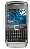 Schutzfolie Bruni kompatibel mit Nokia E71, glasklare (2X)