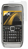 Panzerfolie atFoliX kompatibel mit Nokia E71, entspiegelnde und stoßdämpfende FX (3X)