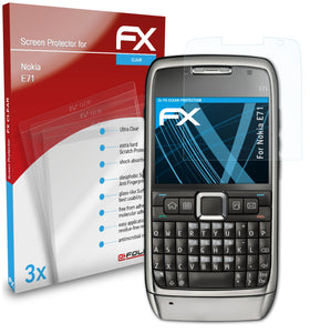 atFoliX FX-Clear Schutzfolie für Nokia E71