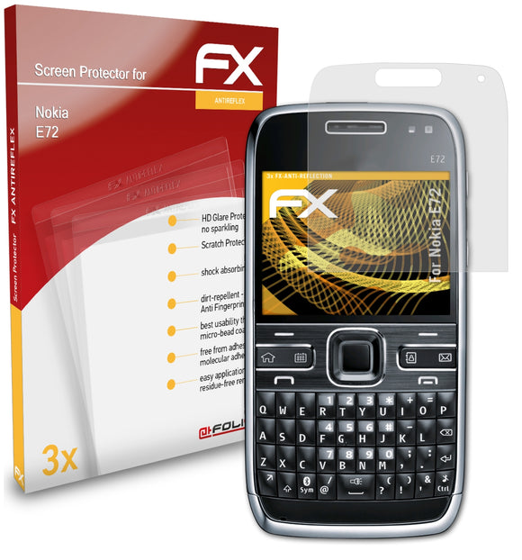 atFoliX FX-Antireflex Displayschutzfolie für Nokia E72