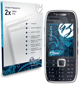 Bruni Basics-Clear Displayschutzfolie für Nokia E75