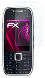 Glasfolie atFoliX kompatibel mit Nokia E75, 9H Hybrid-Glass FX