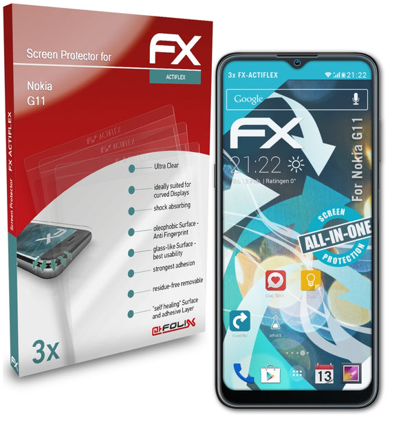 atFoliX FX-ActiFleX Displayschutzfolie für Nokia G11