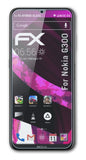 Glasfolie atFoliX kompatibel mit Nokia G300, 9H Hybrid-Glass FX