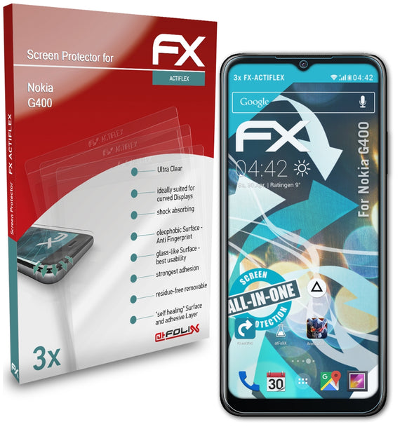 atFoliX FX-ActiFleX Displayschutzfolie für Nokia G400