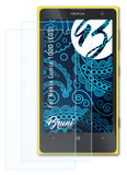 Schutzfolie Bruni kompatibel mit Nokia Lumia 1020 (EOS), glasklare (2X)