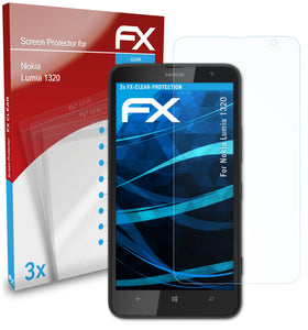 atFoliX FX-Clear Schutzfolie für Nokia Lumia 1320
