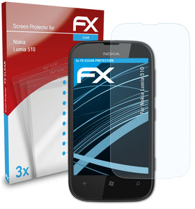 atFoliX FX-Clear Schutzfolie für Nokia Lumia 510