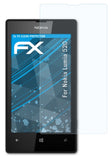 Schutzfolie atFoliX kompatibel mit Nokia Lumia 520, ultraklare FX (3X)
