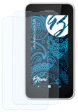 Schutzfolie Bruni kompatibel mit Nokia Lumia 530, glasklare (2X)