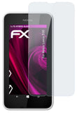 Glasfolie atFoliX kompatibel mit Nokia Lumia 530, 9H Hybrid-Glass FX