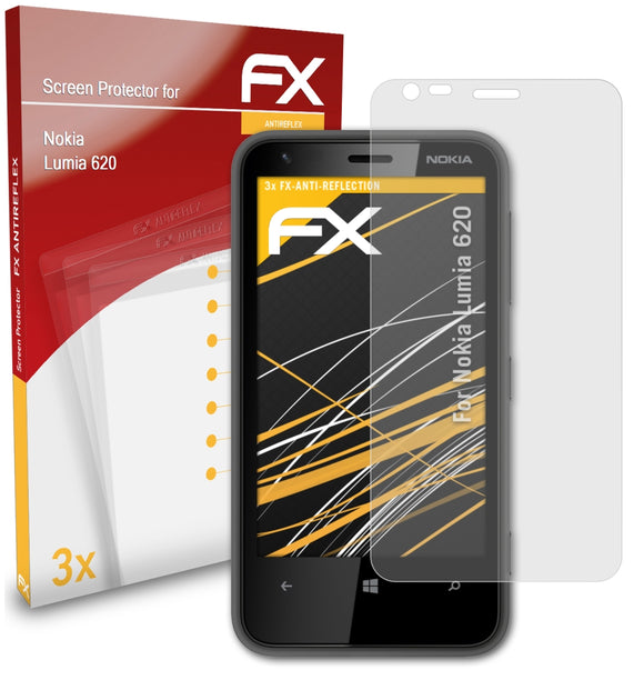 atFoliX FX-Antireflex Displayschutzfolie für Nokia Lumia 620