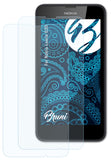 Schutzfolie Bruni kompatibel mit Nokia Lumia 630, glasklare (2X)