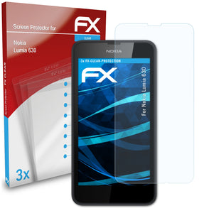 atFoliX FX-Clear Schutzfolie für Nokia Lumia 630
