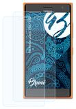 Schutzfolie Bruni kompatibel mit Nokia Lumia 730 / 735, glasklare (2X)