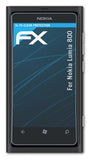 Schutzfolie atFoliX kompatibel mit Nokia Lumia 800, ultraklare FX (3X)