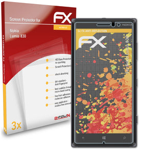 atFoliX FX-Antireflex Displayschutzfolie für Nokia Lumia 830