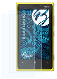 Schutzfolie Bruni kompatibel mit Nokia Lumia 920, glasklare (2X)