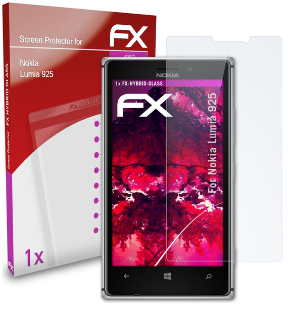atFoliX FX-Hybrid-Glass Panzerglasfolie für Nokia Lumia 925