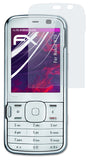 Glasfolie atFoliX kompatibel mit Nokia N79, 9H Hybrid-Glass FX