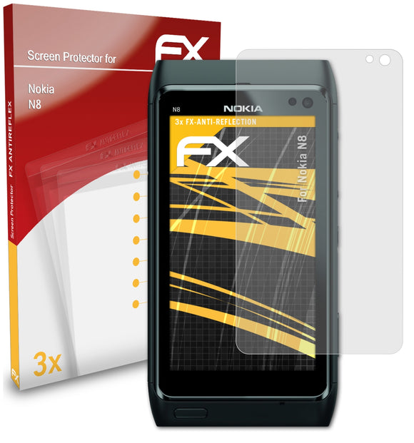 atFoliX FX-Antireflex Displayschutzfolie für Nokia N8