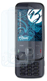 Schutzfolie Bruni kompatibel mit Nokia N86 8MP, glasklare (2X)