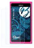 Schutzfolie Bruni kompatibel mit Nokia N9, glasklare (2X)