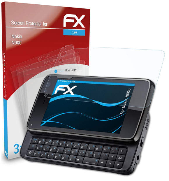 atFoliX FX-Clear Schutzfolie für Nokia N900