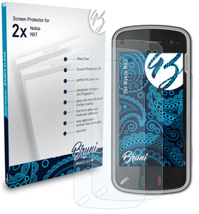 Bruni Basics-Clear Displayschutzfolie für Nokia N97