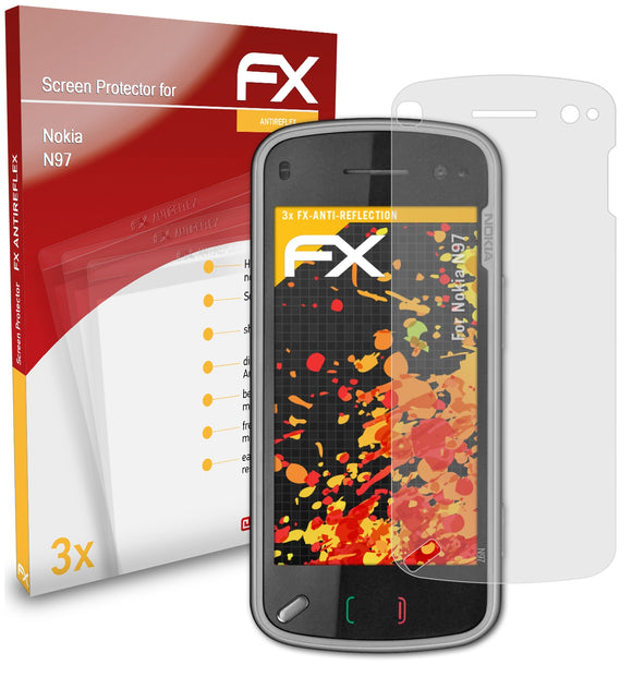 atFoliX FX-Antireflex Displayschutzfolie für Nokia N97