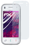 Glasfolie atFoliX kompatibel mit Nokia N97 Mini, 9H Hybrid-Glass FX