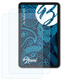 Schutzfolie Bruni kompatibel mit Nokia T20, glasklare (2X)
