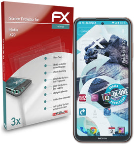 atFoliX FX-ActiFleX Displayschutzfolie für Nokia X20