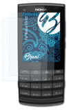 Schutzfolie Bruni kompatibel mit Nokia X3-02, glasklare (2X)