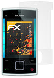 Panzerfolie atFoliX kompatibel mit Nokia X3, entspiegelnde und stoßdämpfende FX (3er Set)