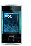 Schutzfolie atFoliX kompatibel mit Nokia X3, ultraklare FX (3er Set)