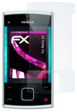 Glasfolie atFoliX kompatibel mit Nokia X3, 9H Hybrid-Glass FX (1er Set)