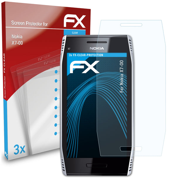 atFoliX FX-Clear Schutzfolie für Nokia X7-00